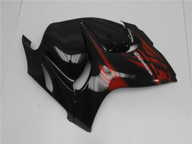 Carenagens Moto Suzuki GSXR 1300 Hayabusa 2008-2020 - Preto Brilhante Vermelho