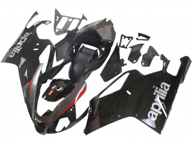 Carenagens Moto Aprilia RSV1000 2003-2006 - Preto Brilhante Cinzento Vermelho