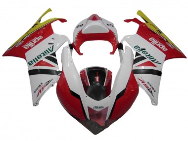 Carenagens Moto Aprilia RSV1000 2003-2006 - Branco Vermelho Verde Amarelo Alitalia