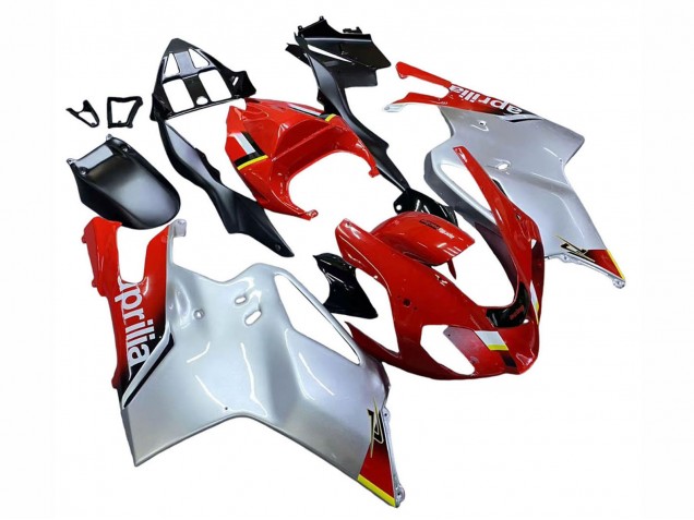 Carenagens Moto Aprilia RSV1000 2003-2006 - Branco Vermelho Preto