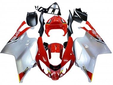 Carenagens Moto Aprilia RSV1000 2003-2006 - Branco Vermelho Preto