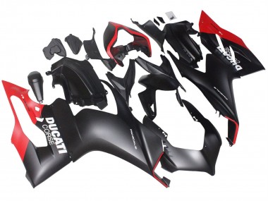 Carenagens Moto Ducati Panigale V2 2020-2024 - Vermelho Preto Fosco Corse