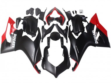 Carenagens Moto Ducati Panigale V2 2020-2024 - Vermelho Preto Fosco Corse
