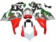 Carenagens Moto Ducati Panigale V2 2020-2024 - Prata Vermelho Verde