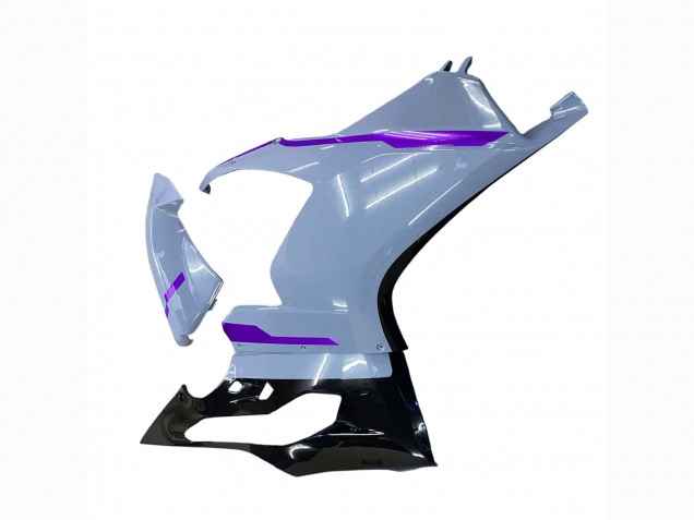 Carenagens Moto Ducati Panigale V2 2020-2024 - Cinzento Brilhante Roxo Preto Brilhante