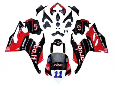 Carenagens Moto Ducati Panigale V4 V4S 2018-2019 - Vermelho Preto Brilhante Aruba 11