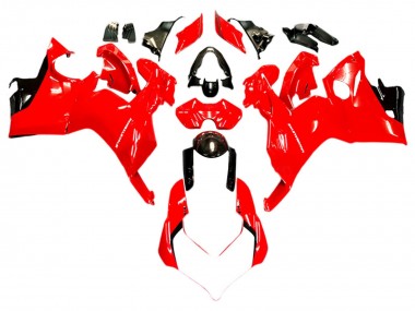 Carenagens Moto Ducati Panigale V4 V4S 2018-2019 - Branco Vermelho Preto Brilhante