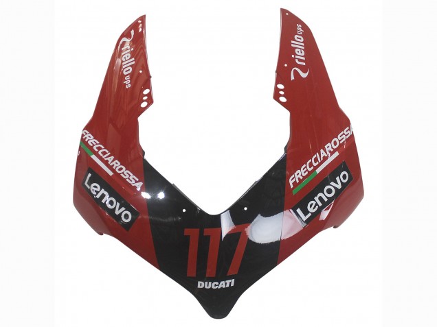 Carenagem Moto Ducati Panigale V4 V4S 2020-2021 - Vermelho Preto Brilhante Lenovo 117