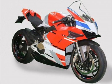 Carenagens Moto Ducati Panigale V4 V4S 2020-2021 - Branco Azul Vermelho Preto Brilhante