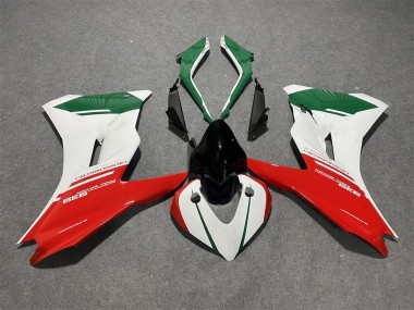 Carenagens Moto Ducati Supersport 939/939S 2017-2022 - Branco Vermelho Verde