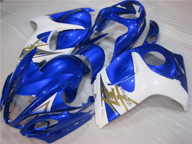 Carenagens Moto Suzuki GSXR 1300 Hayabusa 2008-2020 - Branco Azul