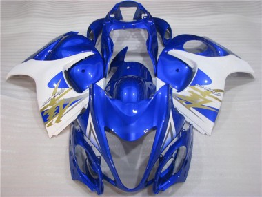 Carenagens Moto Suzuki GSXR 1300 Hayabusa 2008-2020 - Branco Azul