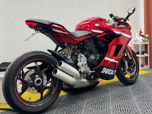 Carenagens Moto Ducati Supersport 939/939S 2017-2022 - Vermelho Branco Preto