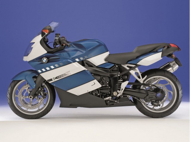 Carenagens Moto BMW K1200S 2005-2010 - Branco Azul Escuro