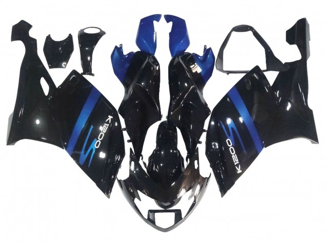 Carenagens Moto BMW K1200S 2005-2010 - Azul Preto Brilhante