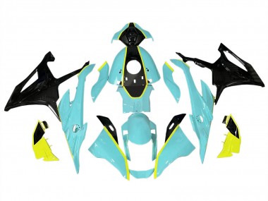 Carenagens Moto BMW S1000RR 2023-2024 - Verde Claro Amarelo Preto