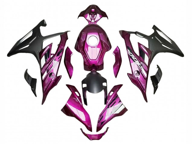 Carenagens Moto BMW S1000RR 2023-2024 - Roxo Preto Fosco