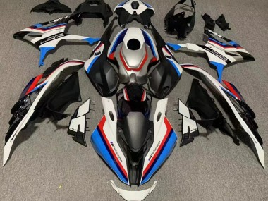 Carenagens Moto BMW S1000RR 2023-2024 - Branco Preto Vermelho Azul