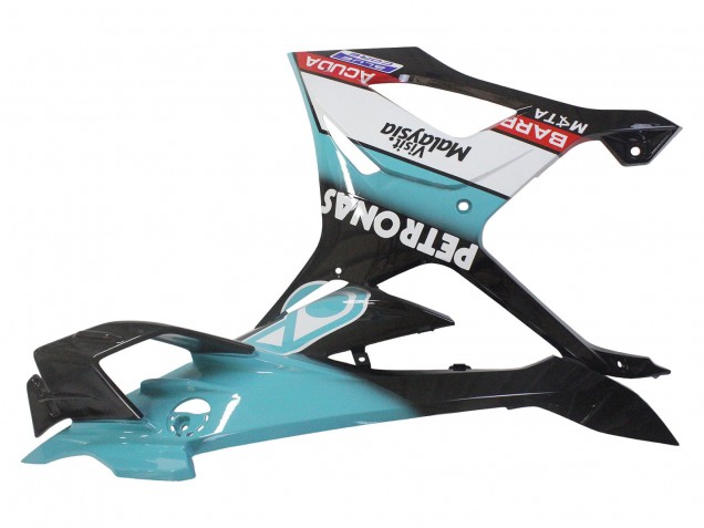 Carenagens Moto BMW S1000RR 2023-2024 - Azul Claro Preto Fosco Petronas