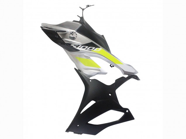 Carenagens Moto BMW S1000RR 2023-2024 - Prata Preto Fosco Verde Limão