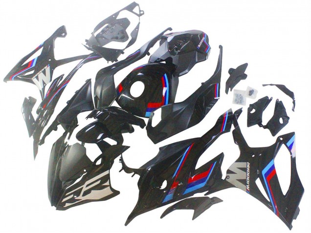 Carenagens Moto BMW S1000RR 2023-2024 - Preto Azul Vermelho