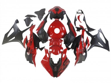 Carenagens Moto BMW S1000RR 2023-2024 - Vermelho Preto Fosco