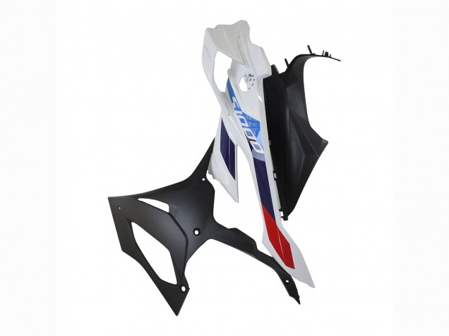 Carenagem Moto BMW S1000RR 2023-2024 - Branco Azul Vermelho Preto Fosco