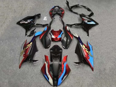 Carenagens Moto BMW S1000RR 2023-2024 - Preto Vermelho Azul Ouro