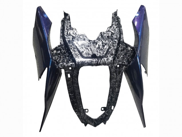 Carenagens Moto BMW S1000RR 2019-2022 - Gradiente Azul Roxo Forjado Fibra de Carbono