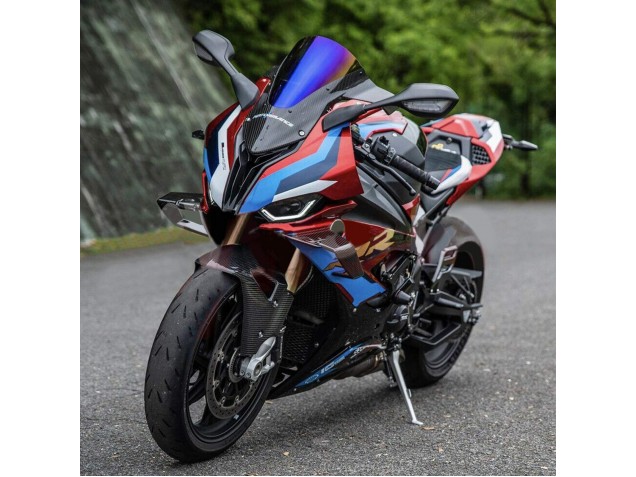 Carenagens Moto BMW S1000RR 2019-2022 - Preto Vermelho Azul