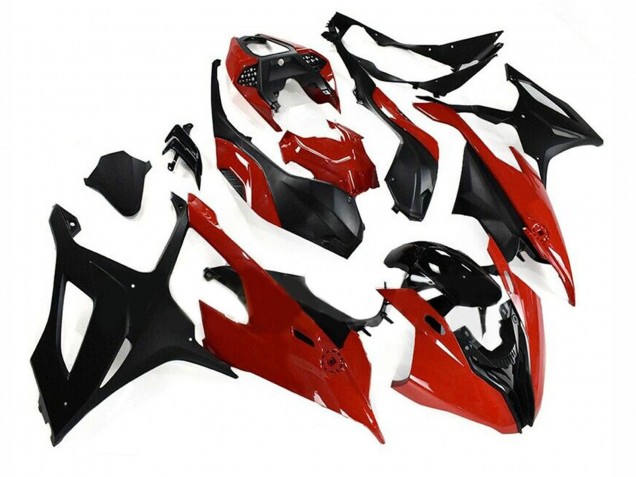 Kits Carenagem Moto BMW S1000RR 2019-2022 - Preto Vermelho