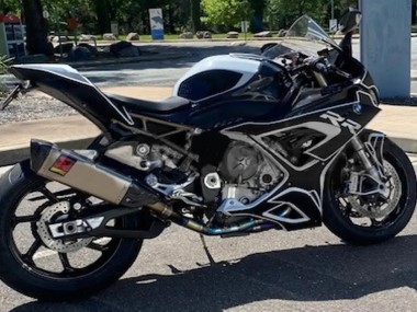 Carenagens Moto BMW S1000RR 2019-2022 - Preto Branco
