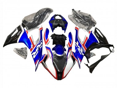 Carenagens Moto BMW S1000RR 2019-2022 - Azul Vermelho Branco Preto