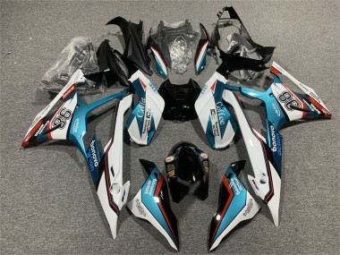 Carenagens Moto BMW S1000RR 2019-2022 - Azul Vermelho Branco Motul 98