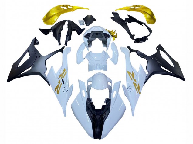 Carenagens Moto BMW S1000RR 2019-2022 - Branco Ouro