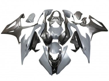 Carenagens Moto BMW S1000RR 2019-2022 - Cinzento Preto Fibra de Carbono