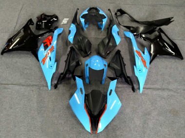 Carenagens Moto BMW S1000RR 2019-2022 - Preto Azul Claro