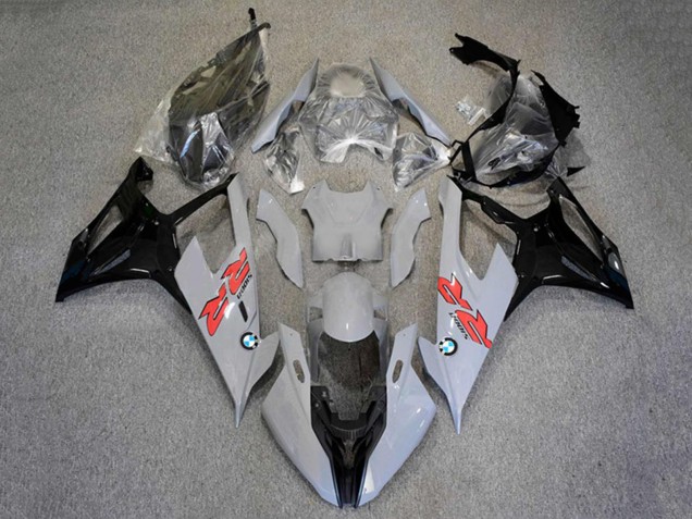 Carenagens Moto BMW S1000RR 2019-2022 - Preto Cinzento Branco