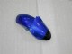 Carenagens Moto Kawasaki ZX6R 2000-2002 - Azul Preto Brilhante Elf Bridgestone