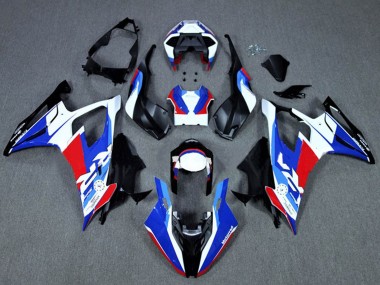 Carenagens Moto BMW S1000RR 2019-2022 - Branco Preto Azul Vermelho