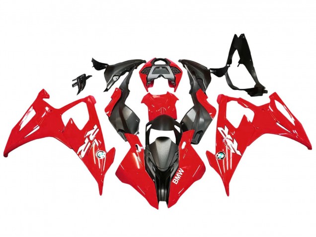 Kits Carenagem Moto BMW S1000RR 2019-2022 - Vermelho Preto