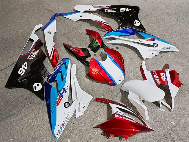 Carenagens Moto BMW S1000RR 2019-2022 - Vermelho Branco Azul 46