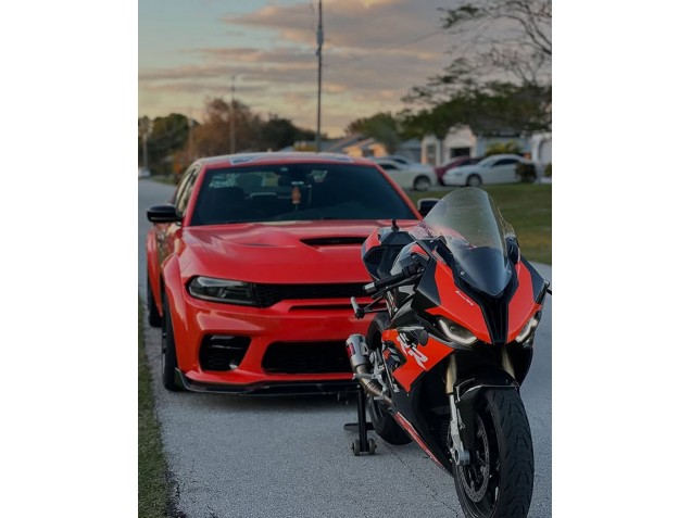 Carenagens Moto BMW S1000RR 2019-2022 - Vermelho Preto