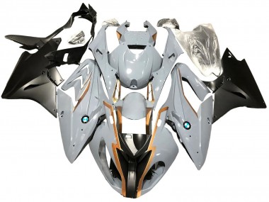 Carenagens Moto BMW S1000RR 2017-2018 - Nardo Cinzento Preto Fosco