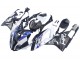 Carenagens Moto BMW S1000RR 2015-2016 - Branco Azul Preto Fibra de Carbono