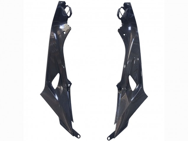 Carenagens Moto BMW S1000RR 2015-2016 - Branco Azul Preto Fibra de Carbono