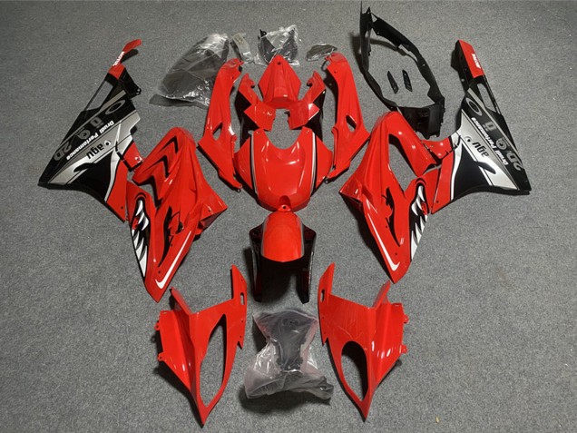 Carenagens Moto BMW S1000RR 2015-2016 - Vermelho Cinzento Preto