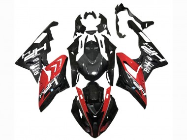Carenagens Moto BMW S1000RR 2015-2016 - Vermelho Preto Fibra de Carbono