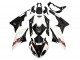 Carenagens Moto BMW S1000RR 2015-2016 - Branco Preto Fibra de Carbono