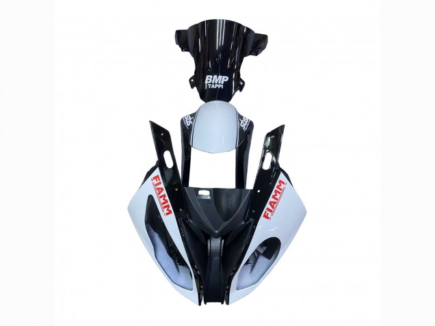 Carenagens Moto BMW S1000RR 2015-2016 - Branco Preto Brilhante Fiamm